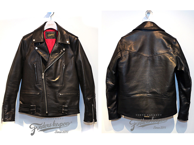 FindersKeepers FK-W.RIDERS JACKET U.K. STYLE BLUE HORSEHIDE