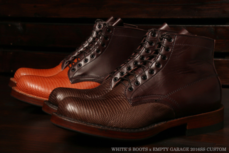 WHITE'S BOOTS EMPTY GARAGE 2016SS CUSTOM