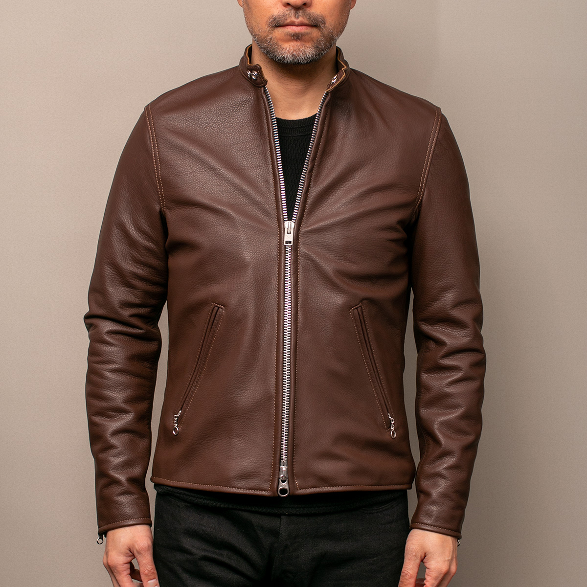 Vanson Special Custom Single Riders Jacket Type-2 チョコレート ...