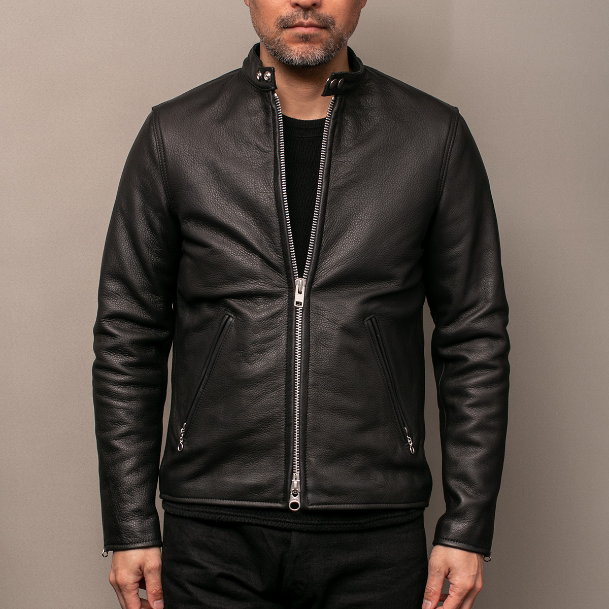 VANSON Leather Single Riders Jacket肩幅42