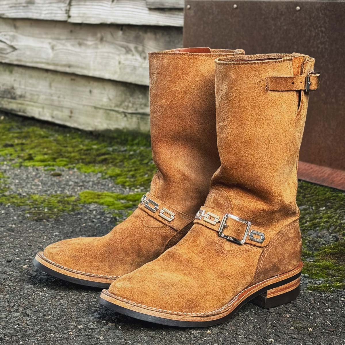 WESCO Vintage Riding Boots British Tan Rough Out 2025