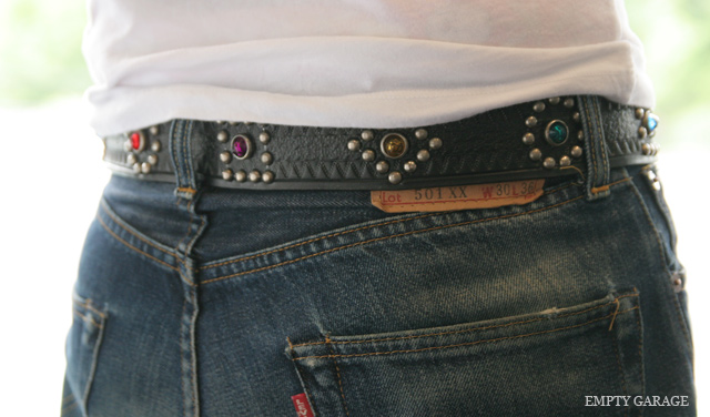 ROOSTERKING & CO. カービングスタッズベルト CARVING STUDS BELT