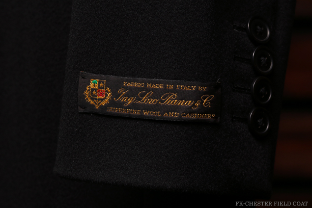 FindersKeepers　FK-CHESTER FIELD COAT (by LORO PIANA)