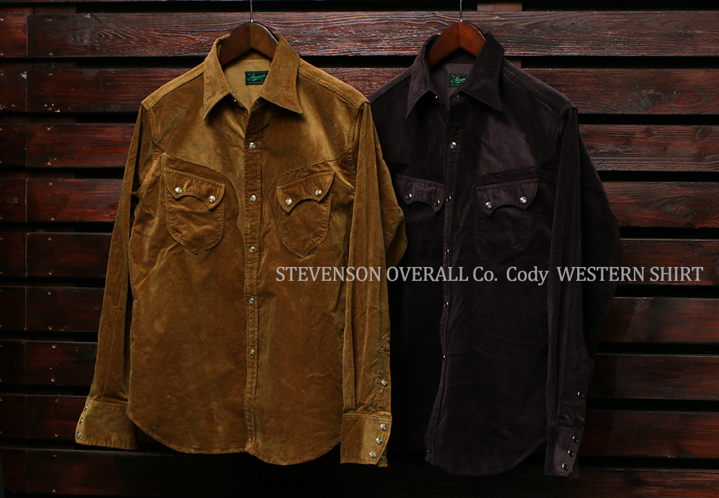 STEVENSON OVERALL Co. Cody CD2 WESTERN SHIRT ウエスタンシャツ