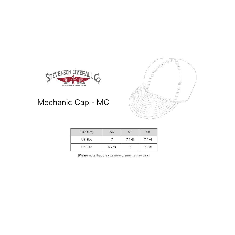Stevenson Overall Co. Mechanic Cap 2032 メカニックキャップ