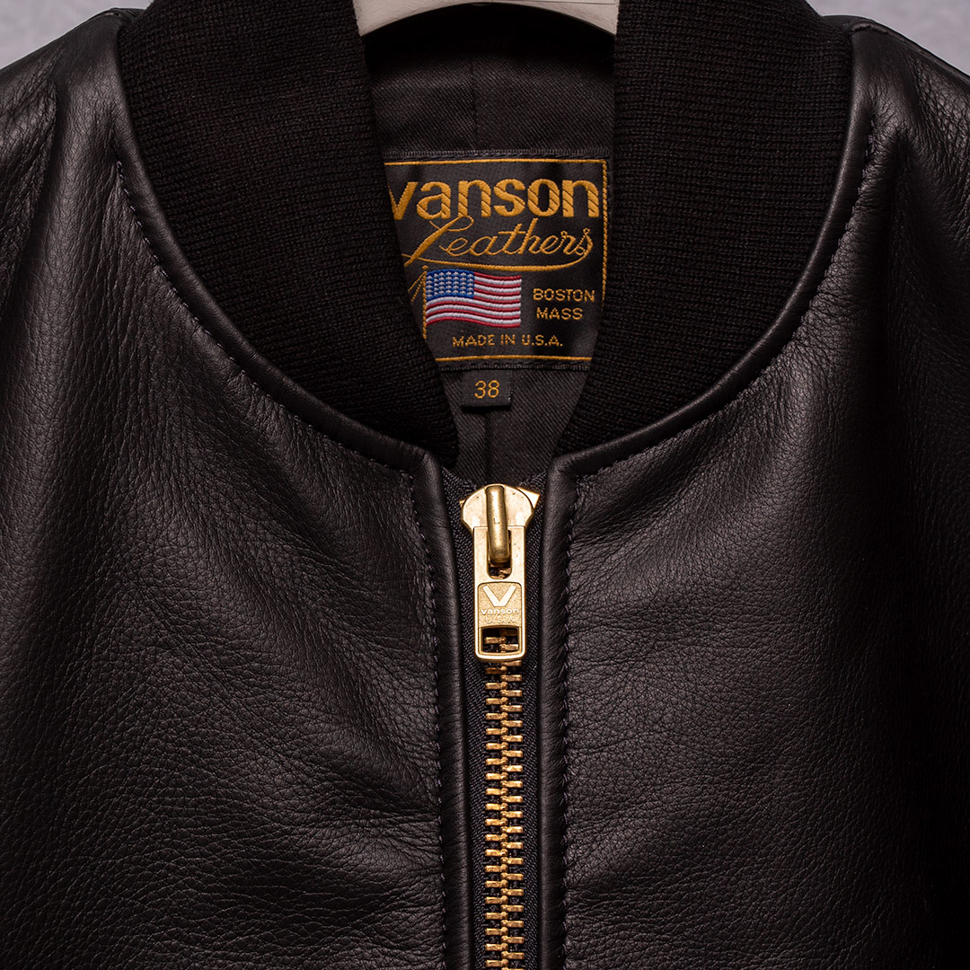 vanson レザージャケット チームジャケット 42身幅…55 - レザージャケット