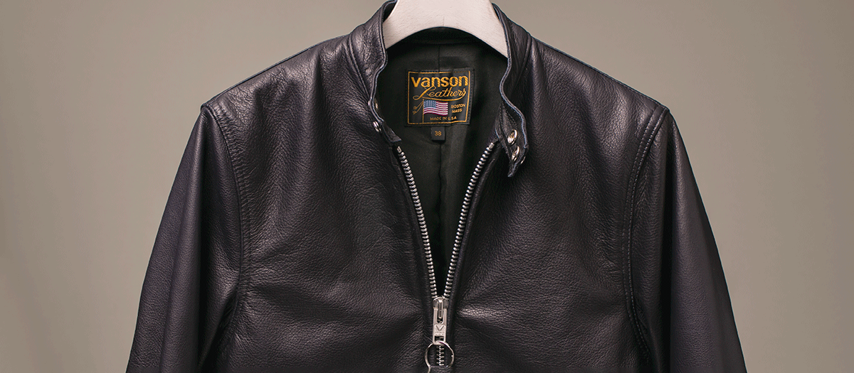 Vanson Special Custom Riders Jacket 「グレインレザー」