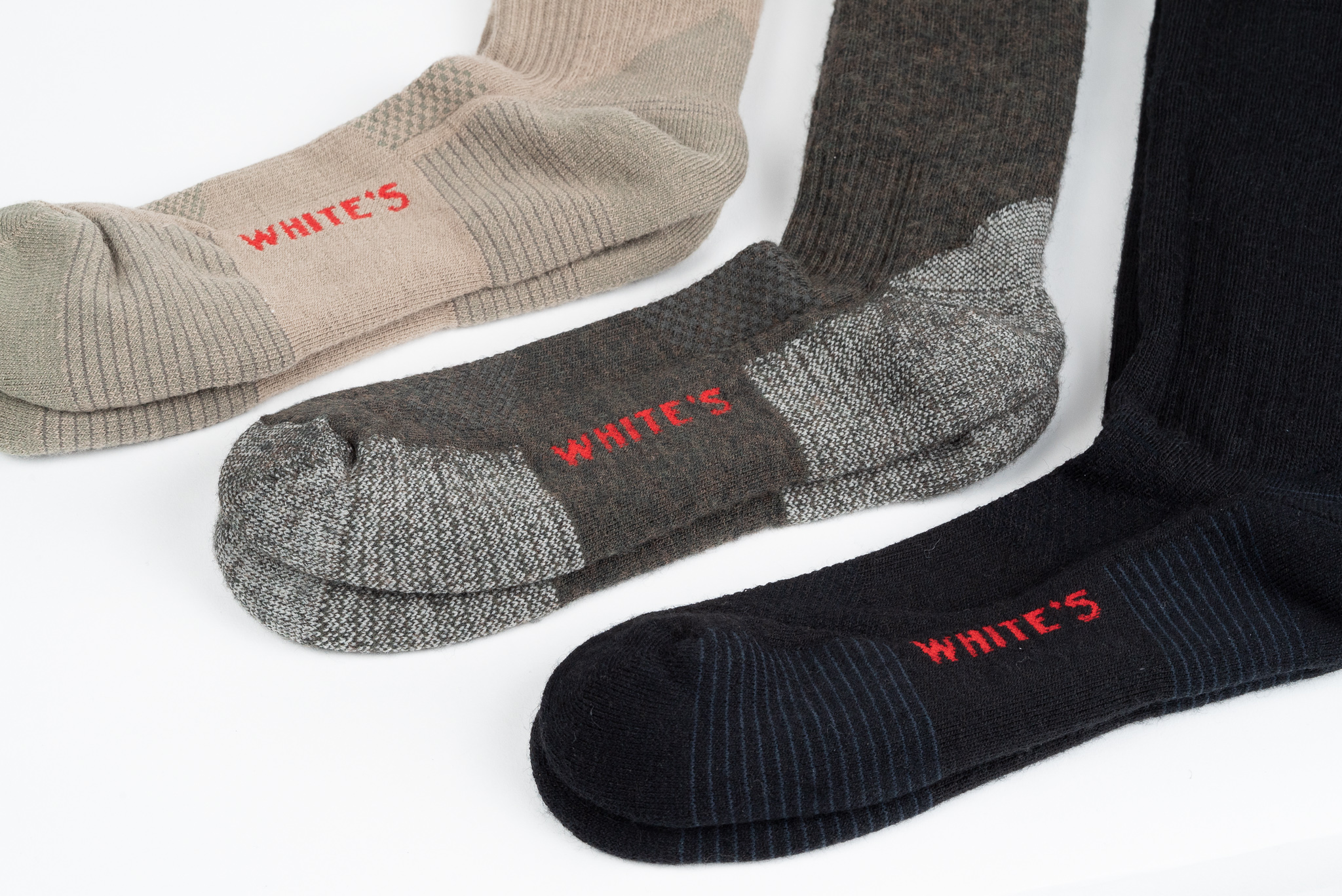 [ホワイツ] WHITE'S BOOTS メリノ・ウール ソックス Light Weight Crew