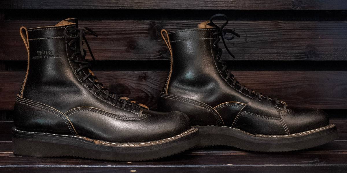 WHITE'S BOOTS 375LTT-CB ブラックワックスフレッシュ Black Wax Flesh ホワイツブーツ