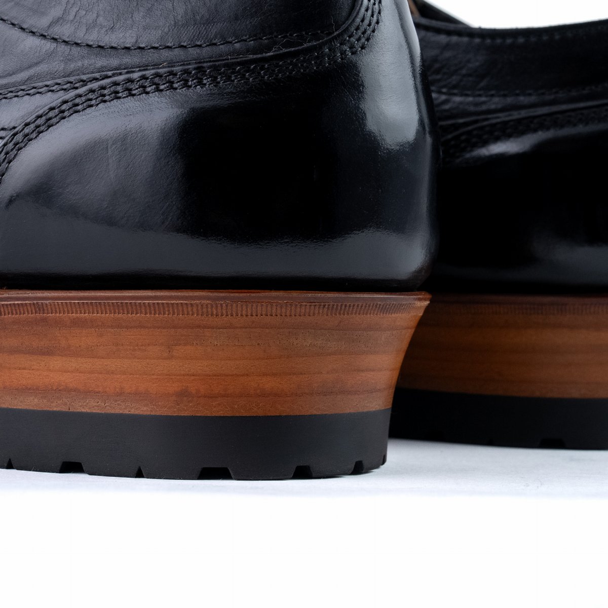ホワイトプラットフォームブーツ 100 ホワイツブーツ MFG] WHITE'S BOOTS W300 LOW CUT Black