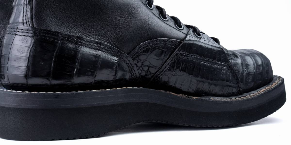 WHITE'S BOOTS NORTHWEST 375LTT Black Caiman x Calf 4811 last 7インチ丈