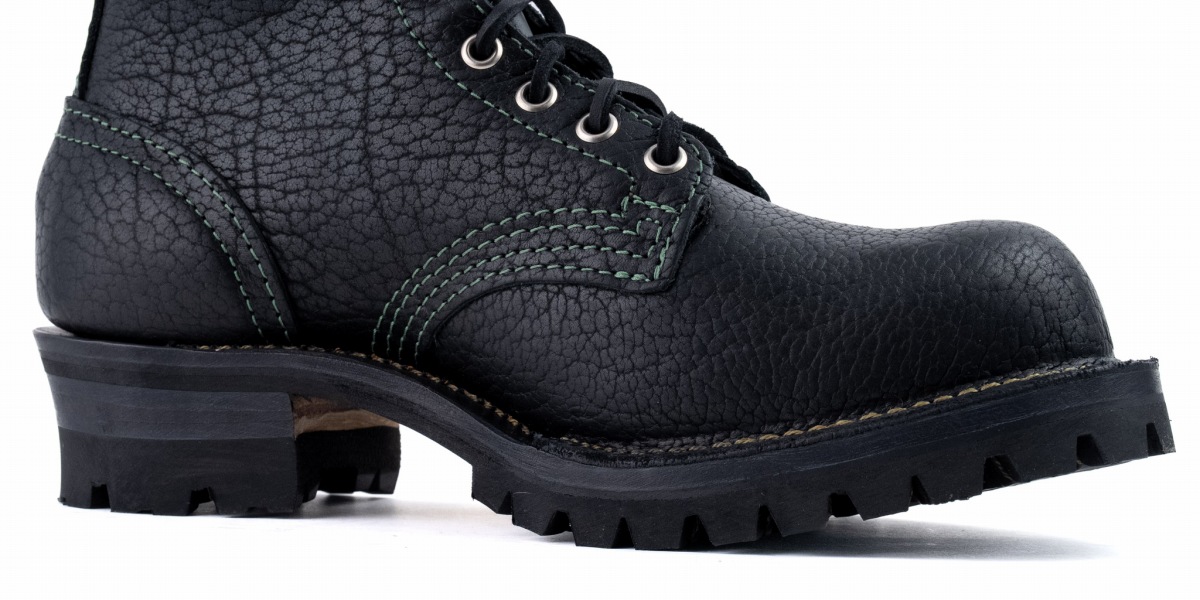 WESCO WARREN Black Bison（バブルトウと4本ステッチのディテール）