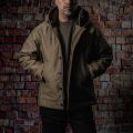 STEVENSON OVERALL Co. Navigateur - NG1 HOODED DECK JACKET Olive